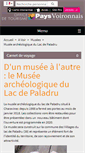 Mobile Screenshot of museelacdepaladru.fr